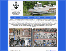 Tablet Screenshot of mmmarinesalvage.com